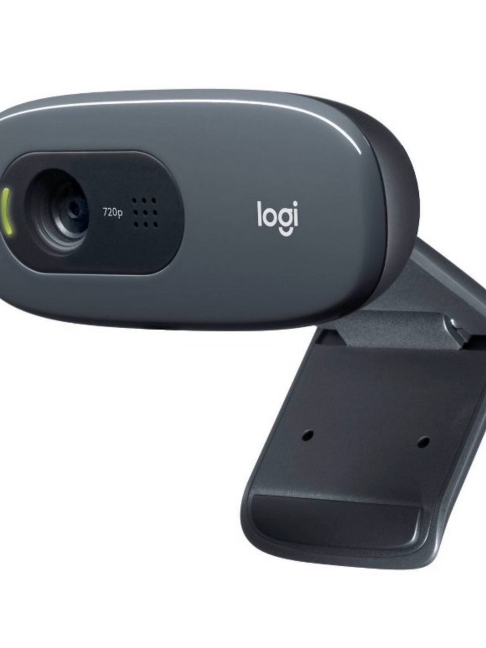 Logitech 720p Webcam in Dark Gray and Black